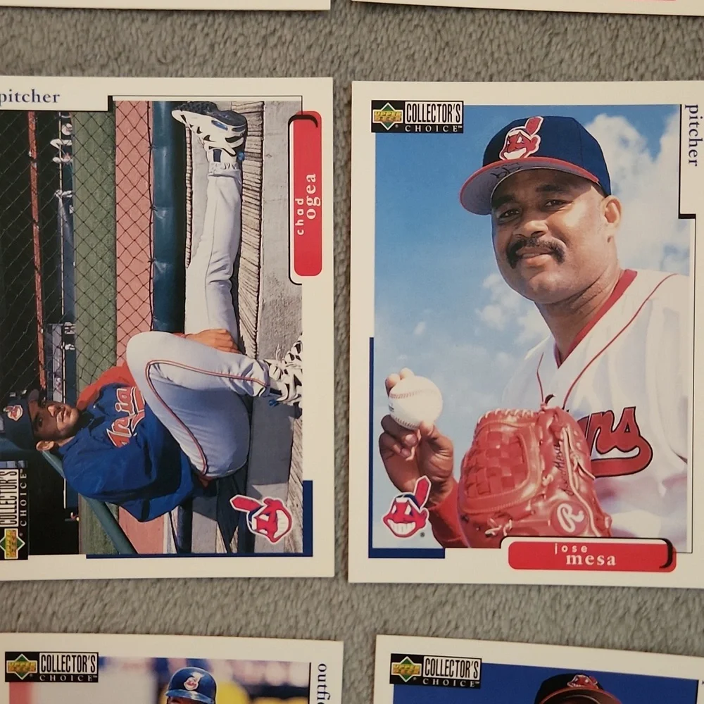 Vintage Upper Deck 1998 Collector's Choice Cleveland Indians Baseball Cards